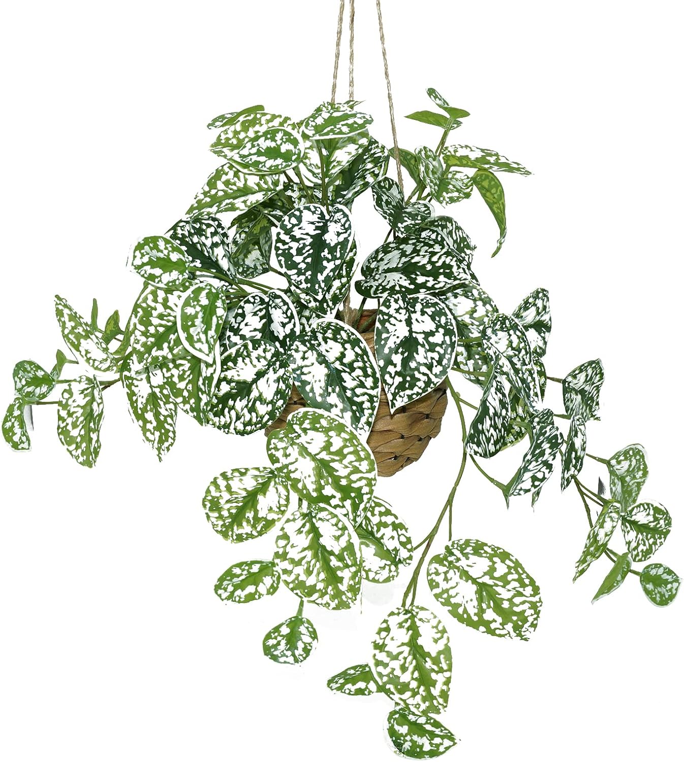 Hisow Artificial Hanging Plants in Pot, 27" Artificial