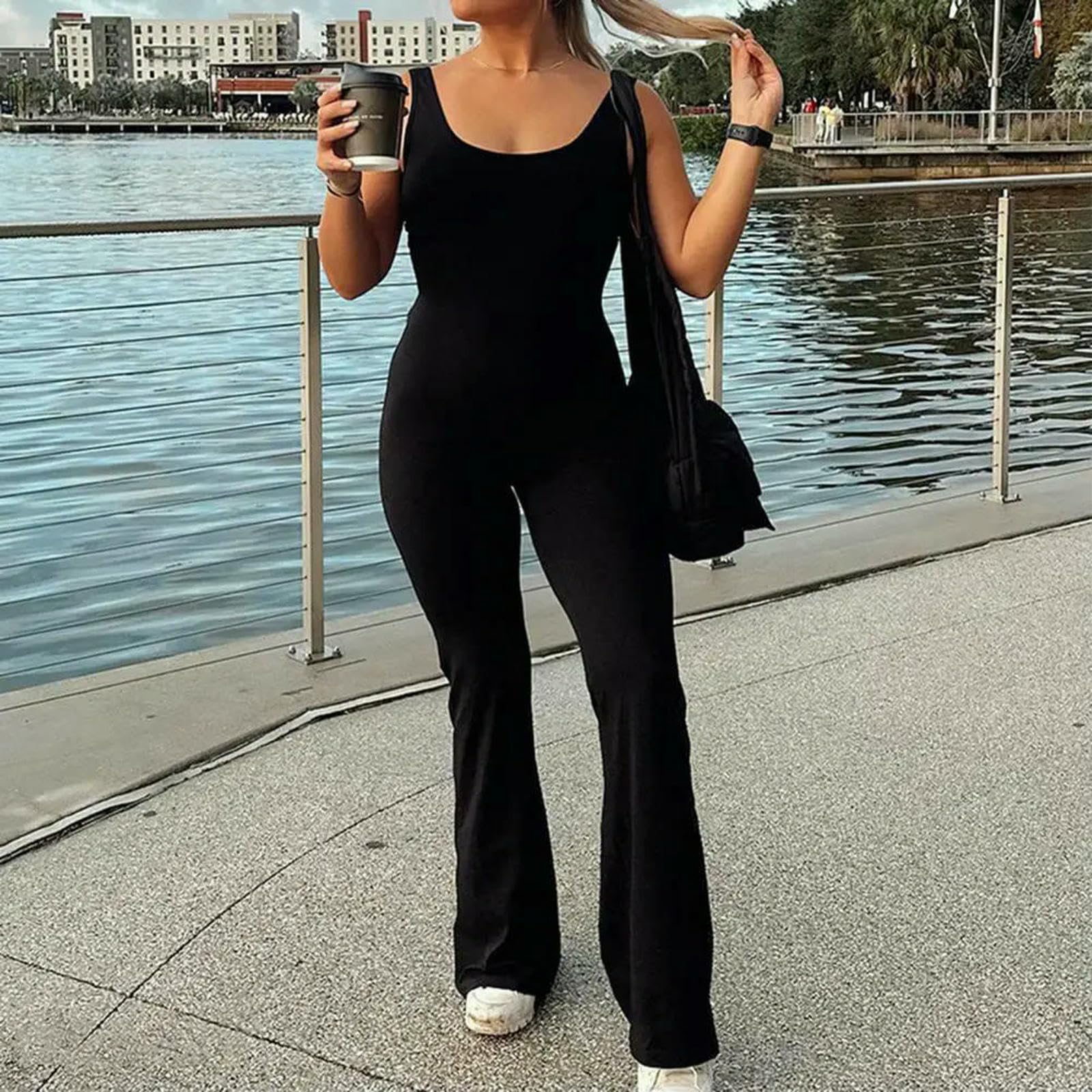 Shapewear zestaw do jogi dla kobiet, jednoczęściowy, bezszwowy kombinezon, trening, odzież sportowa, zestaw na siłownię, odzież treningowa, niebieski-XL