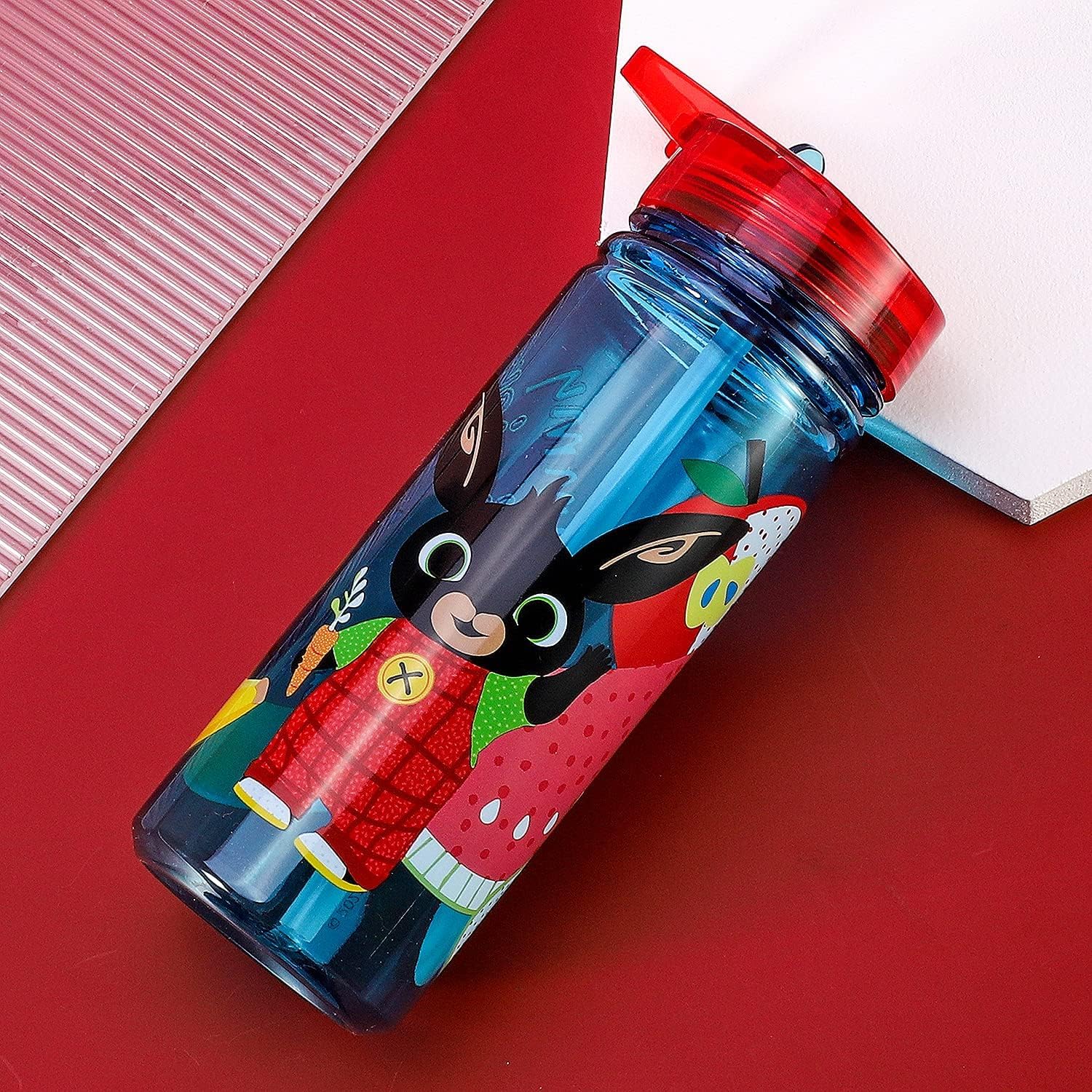 CARTOON Bing Tritan butelka na butelkę ze składaną wylewką dla dzieci 580 ml BPA Free