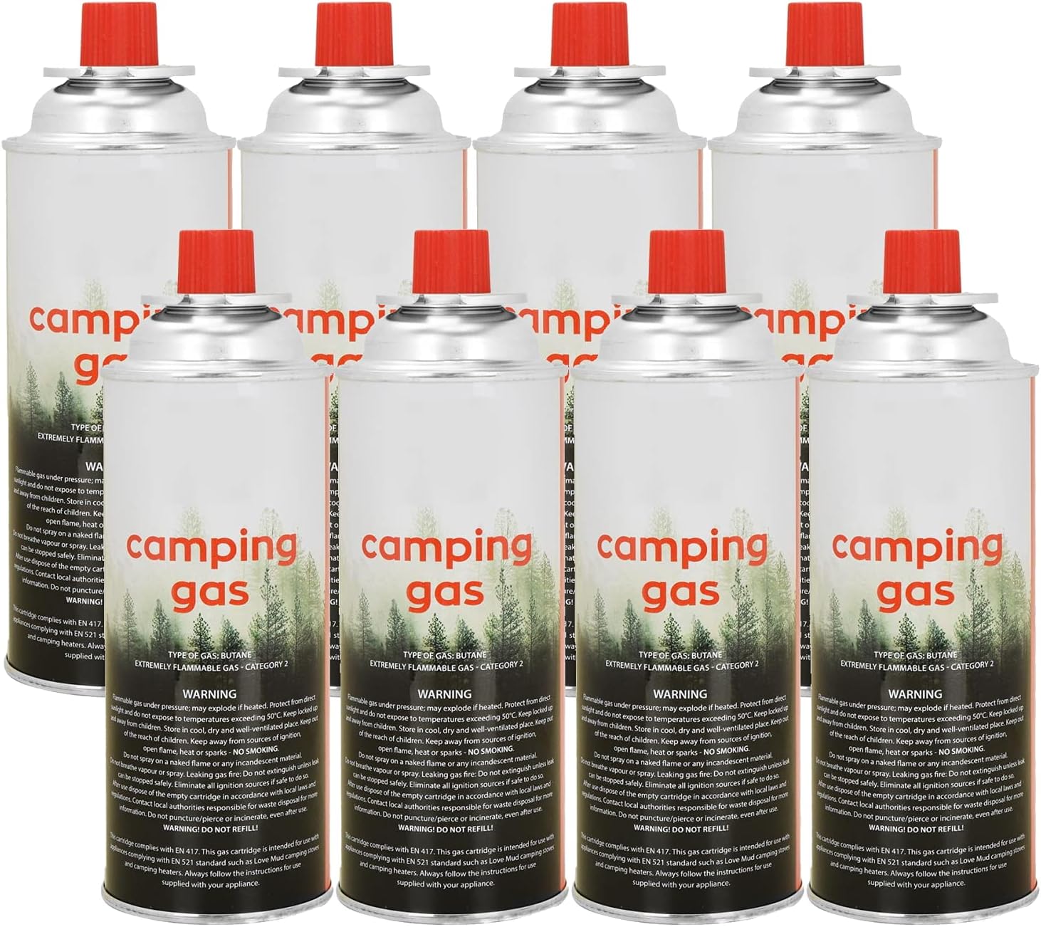 ASAB Universal Butane Gas Cartridges Camping Stoves 227g Each Stove Bottles Heater Cooker