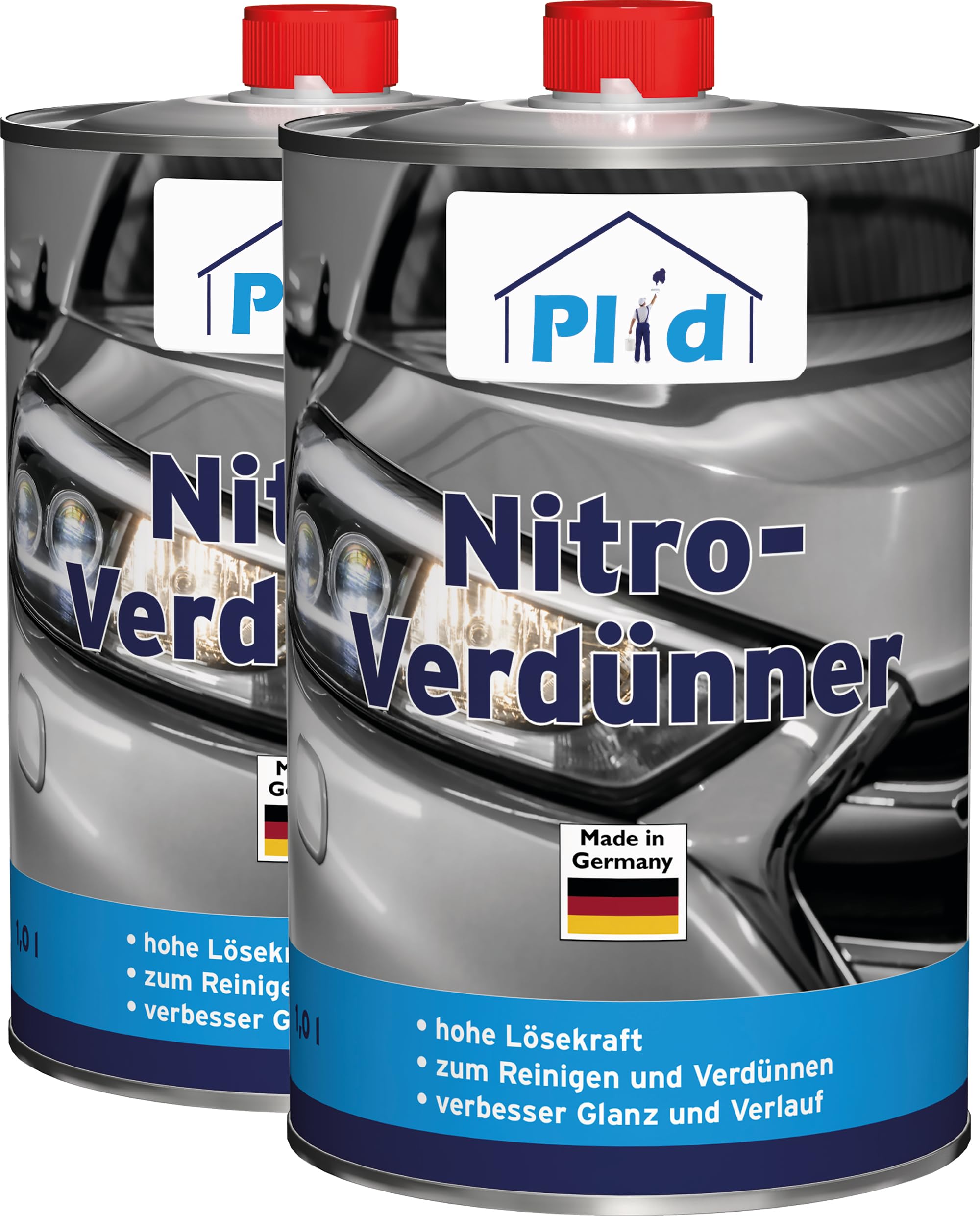 prinzcolor Prinzcolor® - Disolvente de nitrógeno para pintura, 2 l