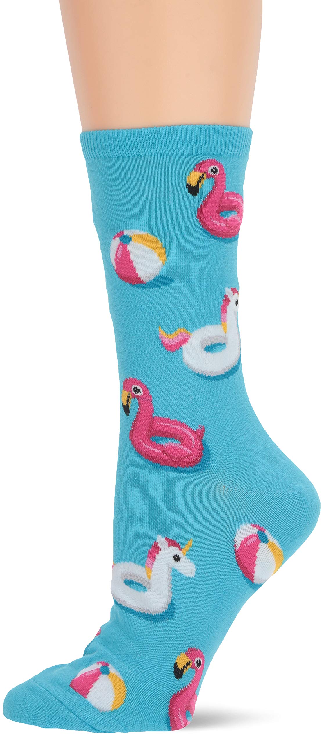 Hot SoxWomen's Novelty Floral Casual Crew Socks