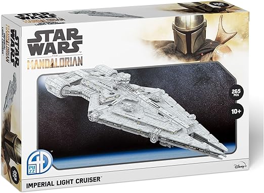4D Cityscape Star Wars 3D Paper Model Kits (Imperial Light Cruiser)