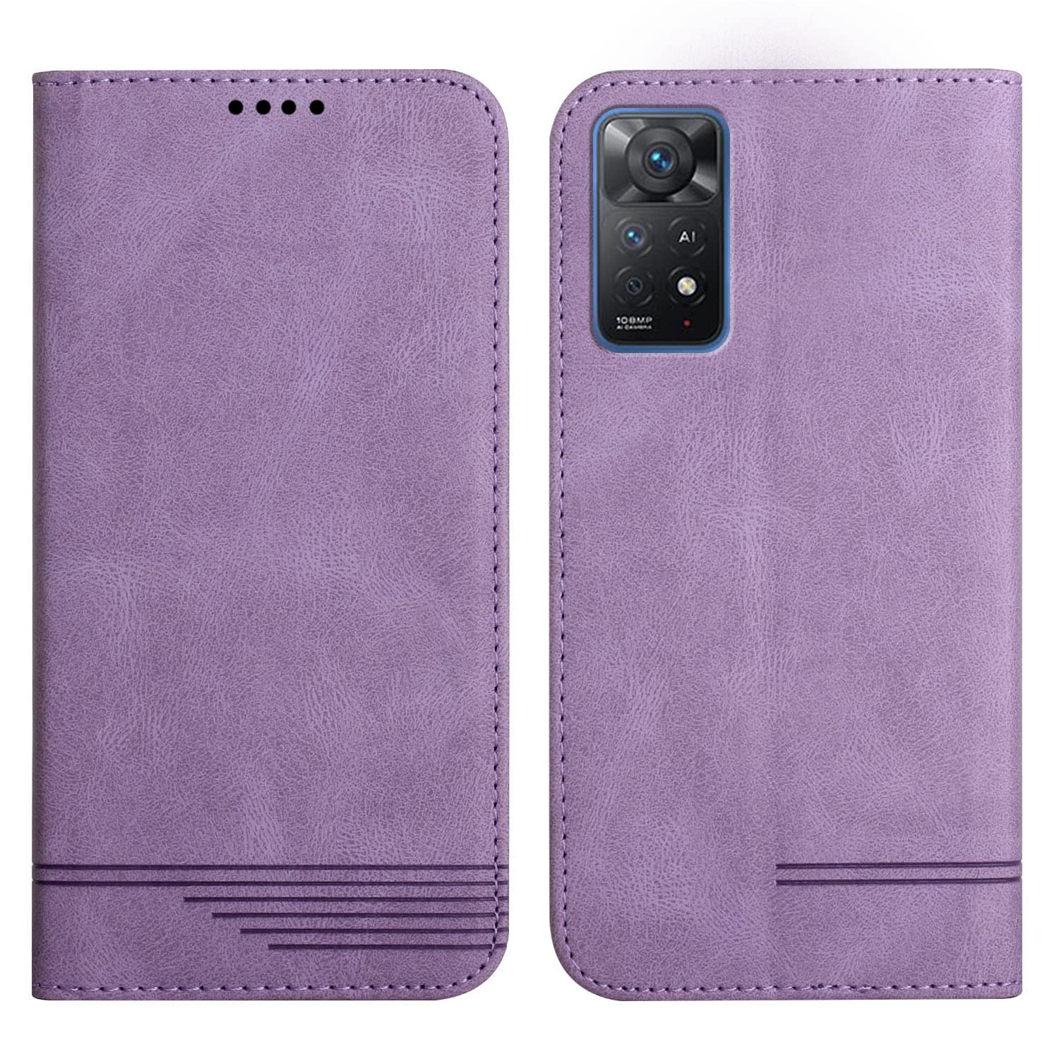 Compatibile con/sostituzione per Xiaomi Redmi Note 12T Pro/Note 11T Pro PU Custodia a portafoglio in pelle BYTXFM (giallo