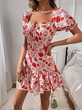 Amazon.com: Dresses for Women Women's Dress Allover Floral