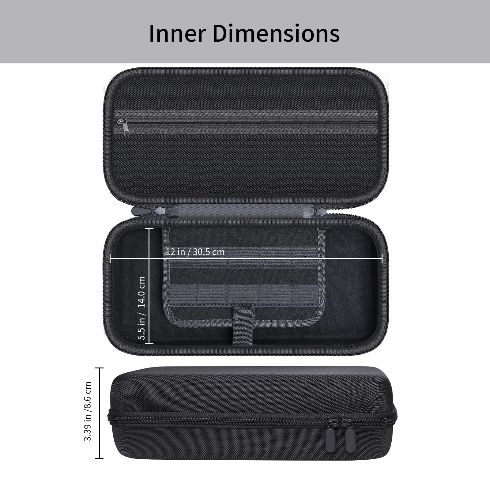 Protective Carrying Case for Lenovo Legion Go 2 / Legion Go S, MSI Claw 8 AI+ Gaming Handheld Consoles — view 3