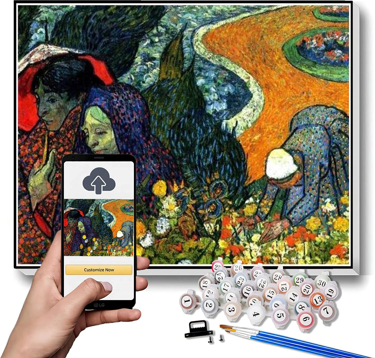 ゴッホ　エッテンの庭の想い出 ゴッホ 「エッテンの庭の思い出」 [4140758]のアート作品 - アフロ