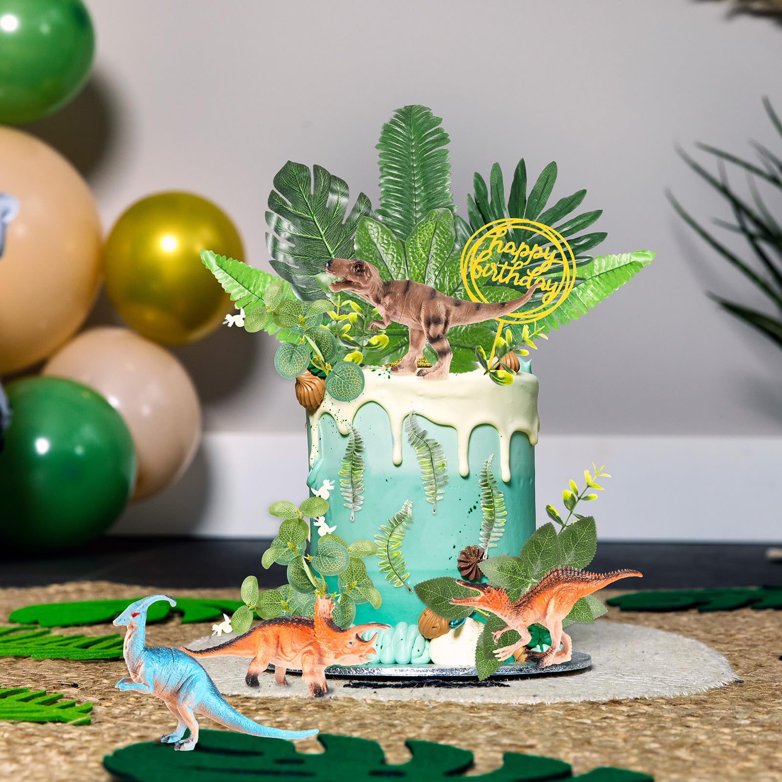 Dinosauro Maiasaura FLORMOON - Giocattolo Educativo 13cm Per Bambini, Decorazione Torta Compleanno