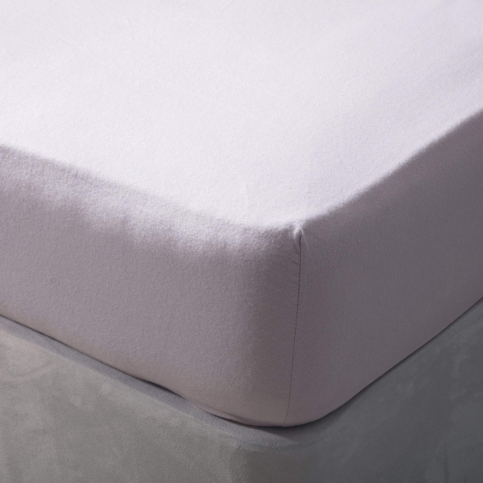 Belledorm Heather Brushed Cotton Extra Deep Fitted Sheet Double Size