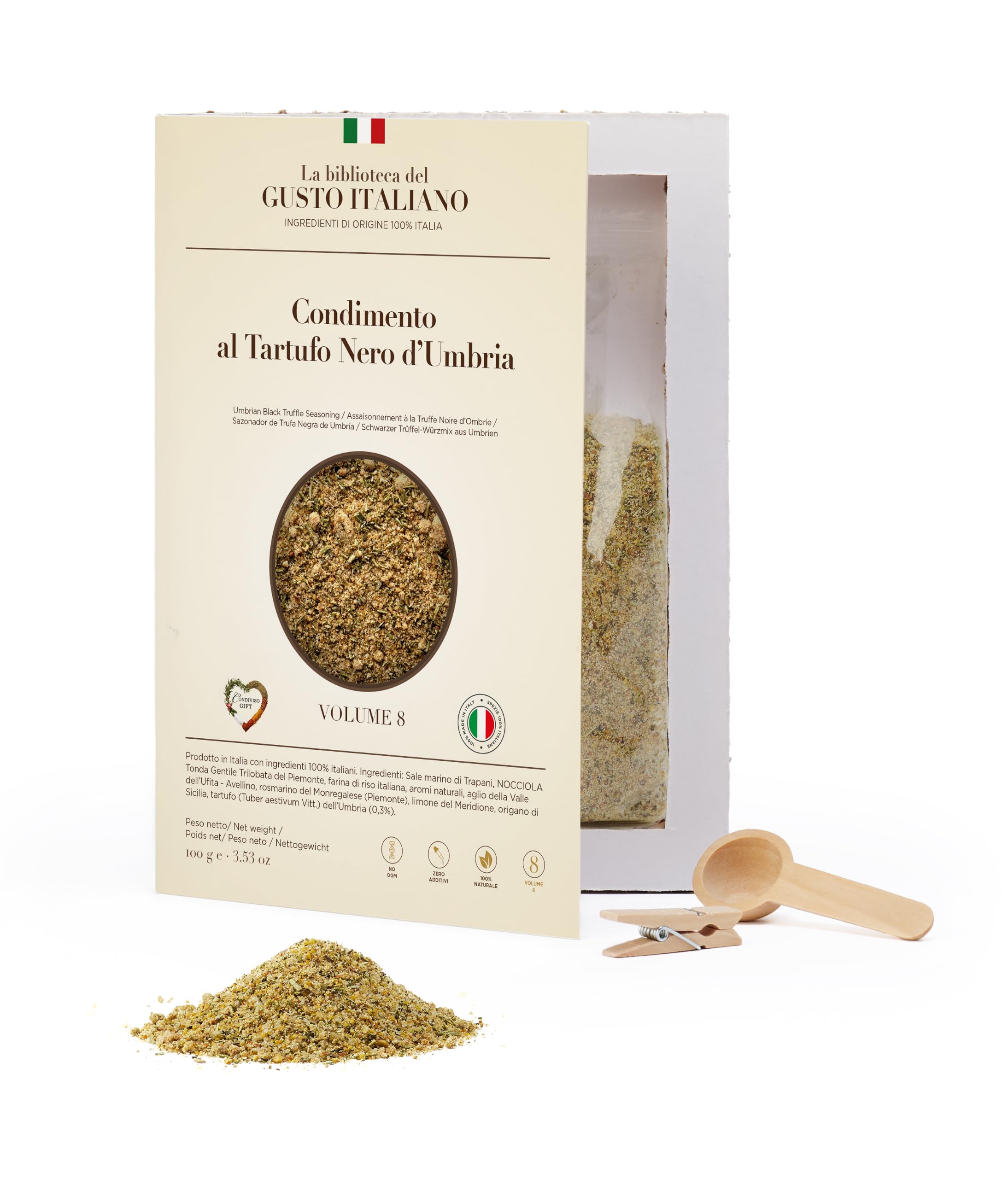 Condiviso GIFT - Set 3 Especias Trufa Negra Italiana - Caja Regalo