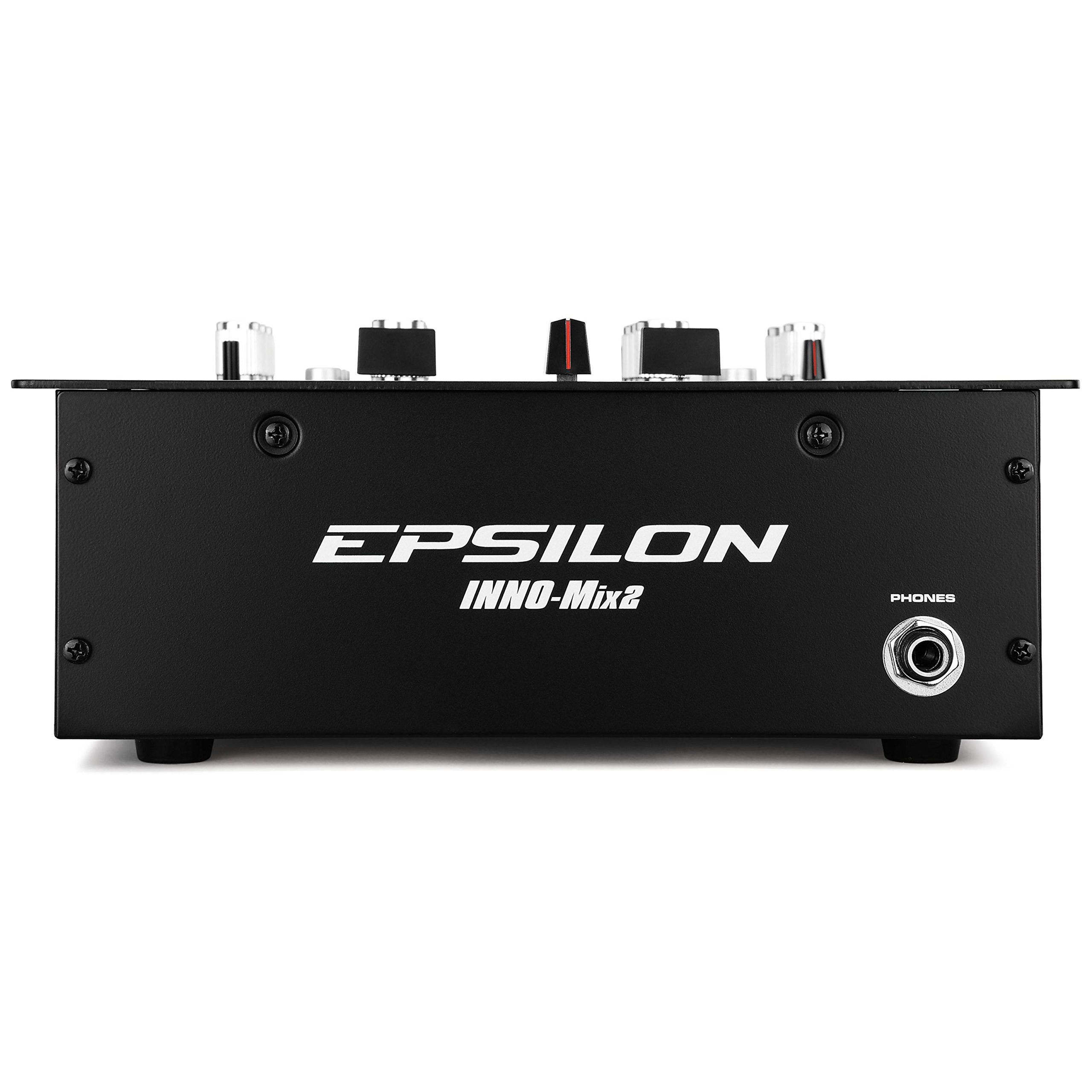 Epsilon Inno-Mix 2 - Mixer per DJ Battle a 2 canali, nero