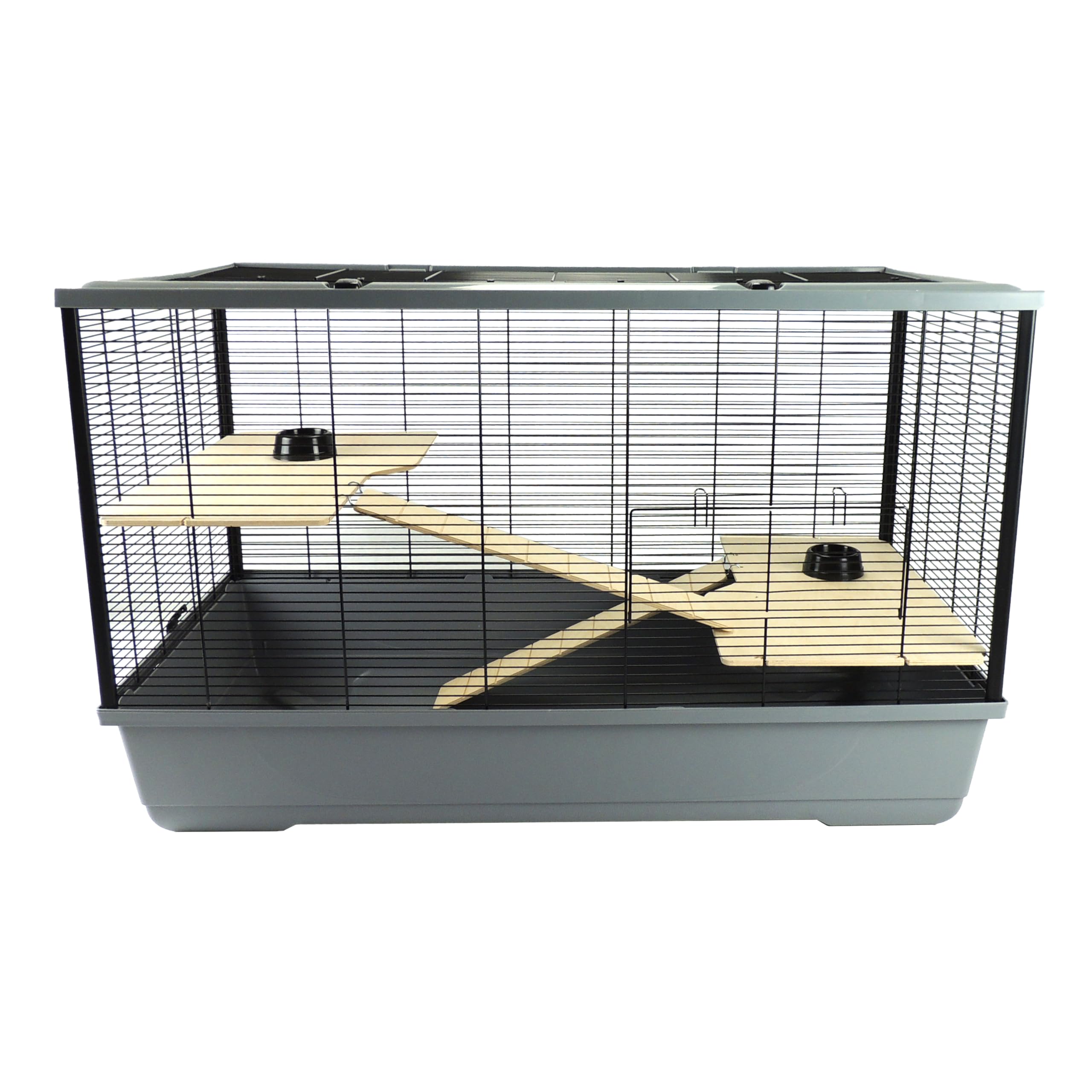 Hamster & Rat Cage 100cm x 54cm x 61cm - Langham XL Multi-Level Grey | Little Friends — image 1