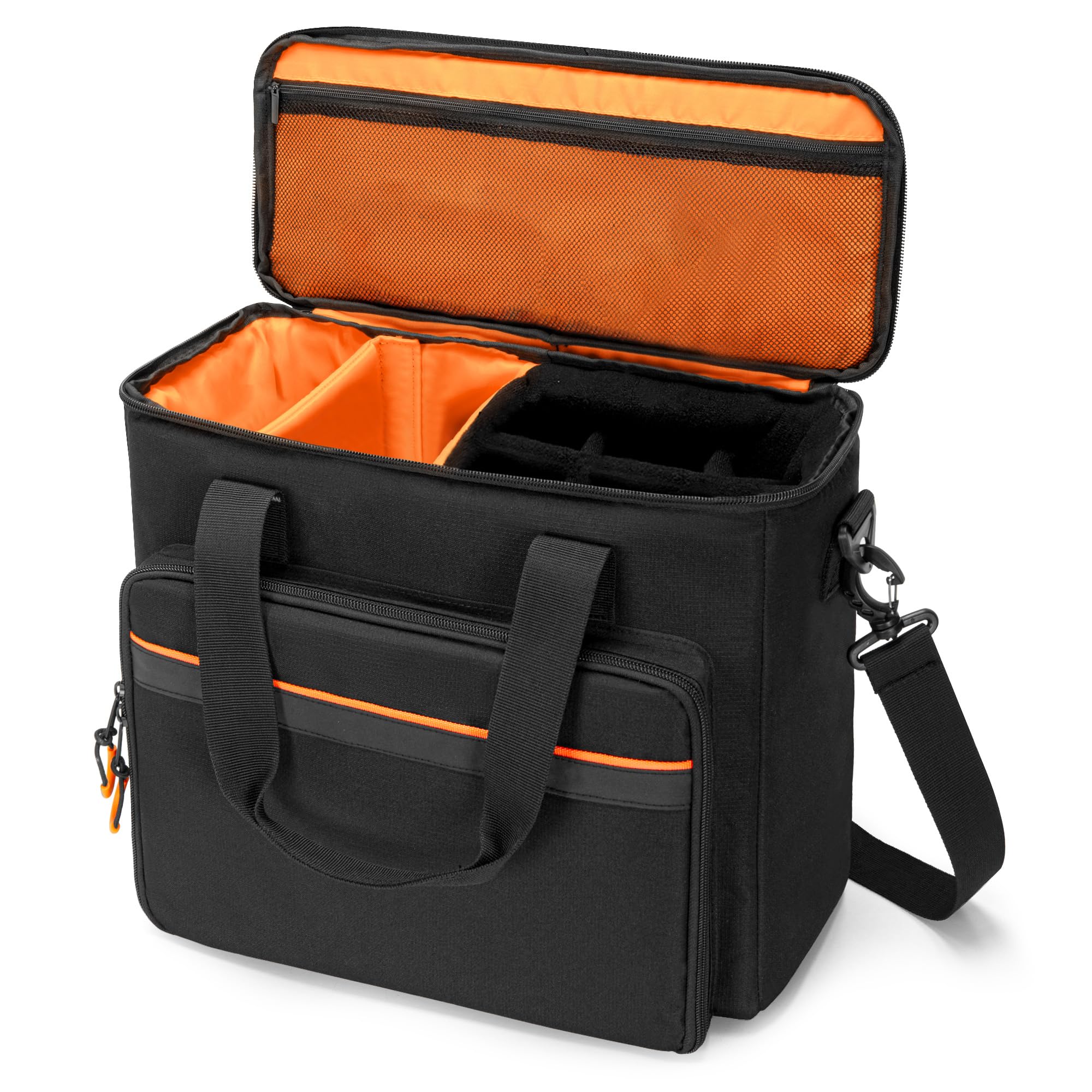 PGmoon Tasche für 6 Stück Drahtloses Mikrofonen mit Dicker Polsterung | Mikrofon Tragetasche für Gesang, Karaoke, Partys (Patent Design)
