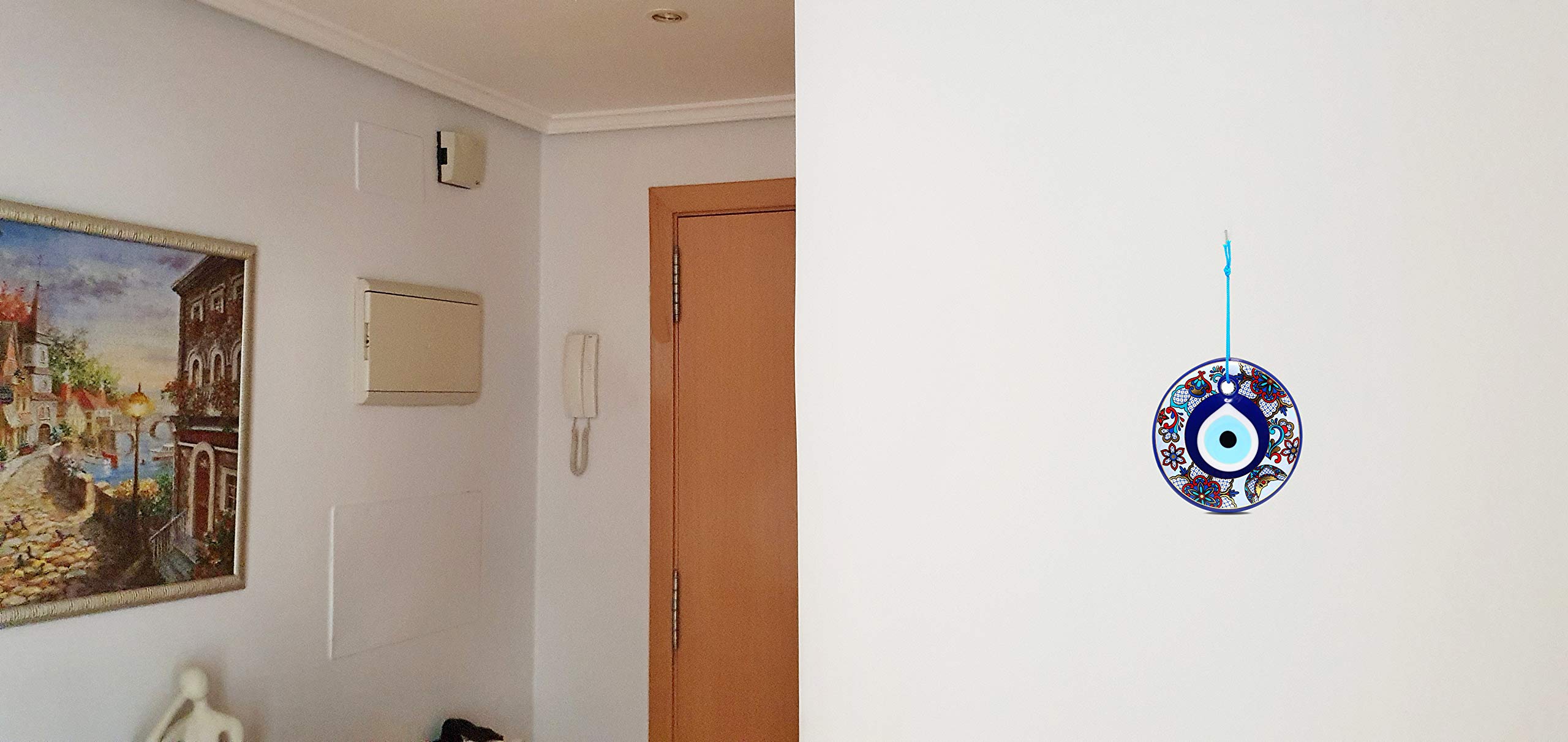 Ciondolo da parete classico a forma di malocchio per la casa (Modello 4)