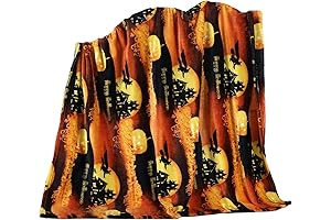 Halloween Fleece Throw Blanket, Cozy Plush, Super Soft