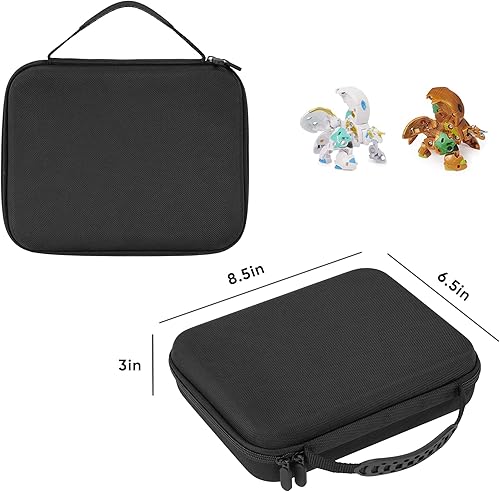 Miniatura 5 de Minahao Caja de almacenamiento de juguetes compatible con 34 piezas Bakugan Battle Planet BakuCores Alianza Armored Geogan Rising la esponja está