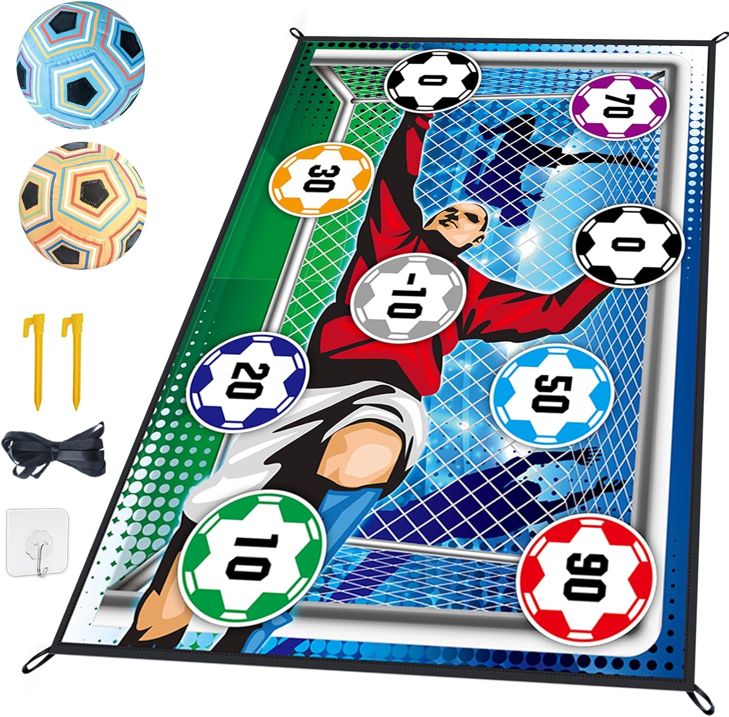 Losbenco Soccer Ball Game Set, Soccer Game Toy for Kids