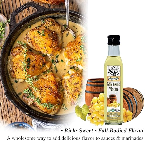 Miniatura 9 de De La Rosa - Vinagre balsámico orgánico y aceite de oliva virgen extra orgánico, 100% puro, vegano, kosher, sin OMG y sin gluten, ideal para
