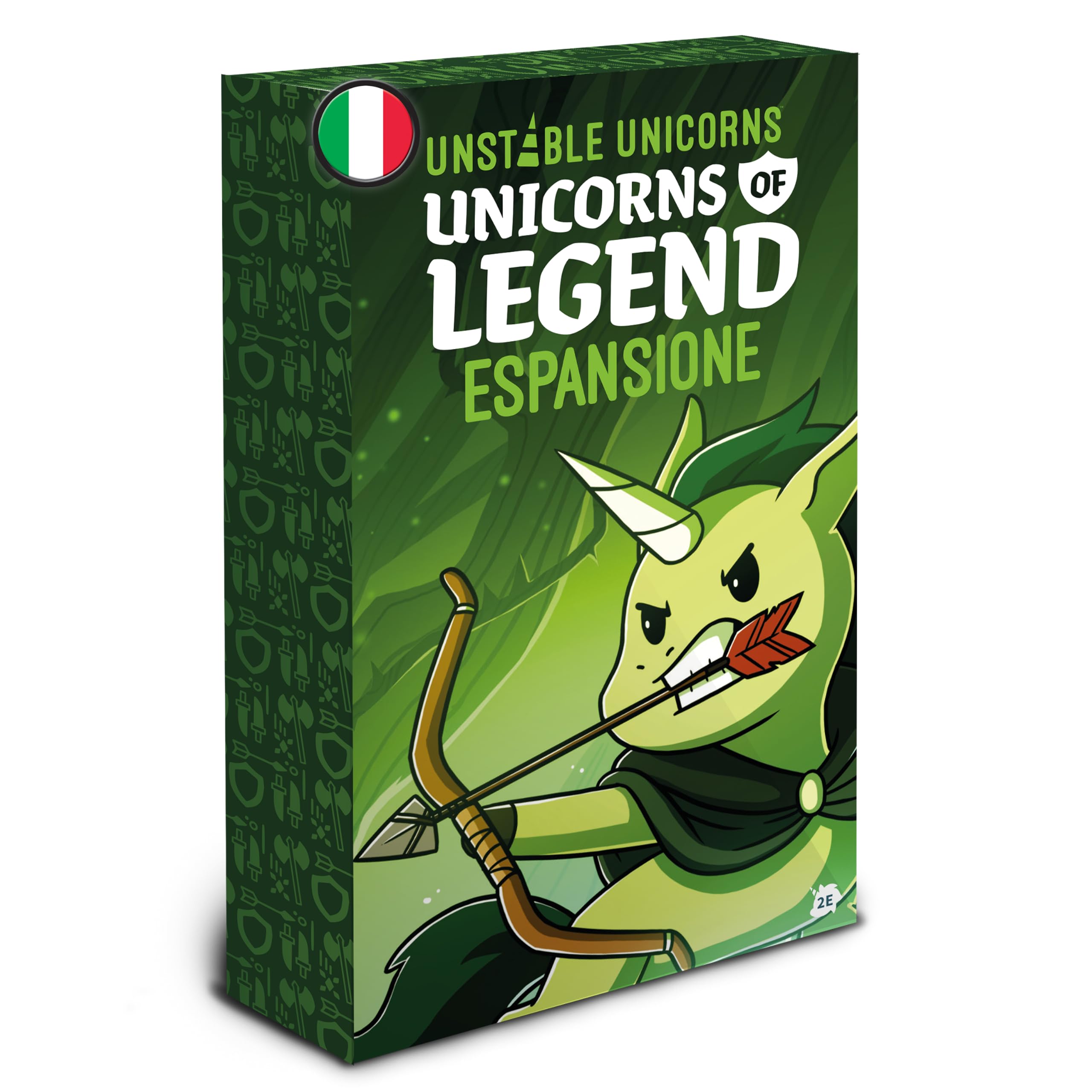 Asmodee - Unstable Unicorns: Unicorns of Legend Expansion Card Game - Italian Edition