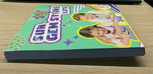 Miniatura 12 de atydkug Kit de manualidades de calcomanías de piedras preciosas para ventana para niños, 6 hojas de diamantes, kit de pintura de gema por números