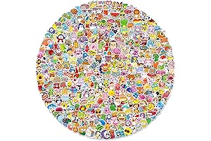 1000 PC Waterproof Vinyl Aesthetic Sticker Variety Pack for All Ages
