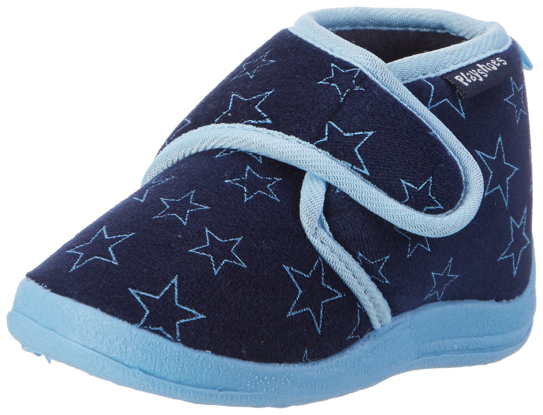 Playshoes GmbH Velcro Stars, Unisex Babies’ Walking Baby Shoes, Blue (Navy), 2.5 Child UK (18/19 EU)