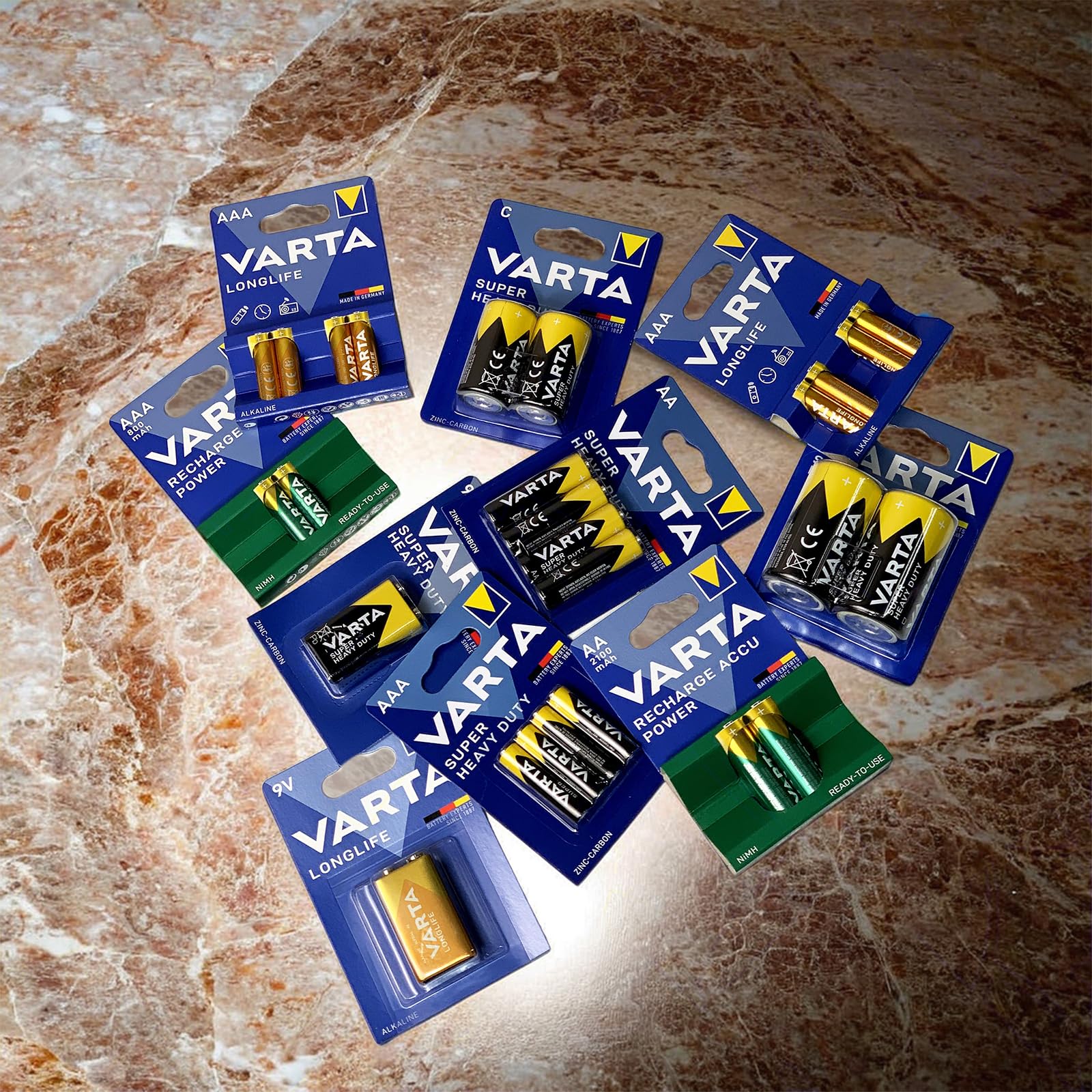 Varta C LR14 Superlife Power Zinc Lot de 3 boîtes de 2 piles | puissantes et durables pour appareils à haute consommation | pour jouets, lampes de poche LED et appareils à haute consommation