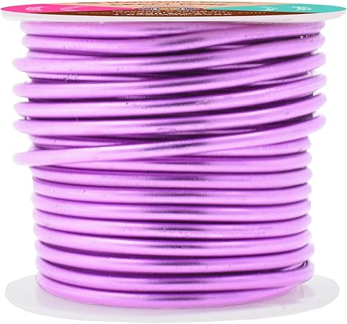 Vista 302 de Mandala Crafts - Alambre de aluminio anodizado de calibre 14 para hacer joyas - 18.29 m de alambre flexible de color oro claro - Flexible