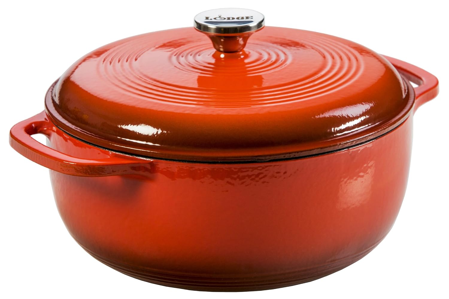 Lodge 6-Quart Enameled Cast Iron Dutch Oven with Lid – Dual Handles – Oven Safe up to 500°F and Suitable for Stovetop Use – Ideal for Marinating, Cooking, Baking, Refrigerating,... 10 Lodge 6-Quart Enameled Cast Iron Dutch Oven with Lid – Dual Handles – Oven Safe up to 500°F and Suitable for Stovetop Use – Ideal for Marinating, Cooking, Baking, Refrigerating,... - Image 10