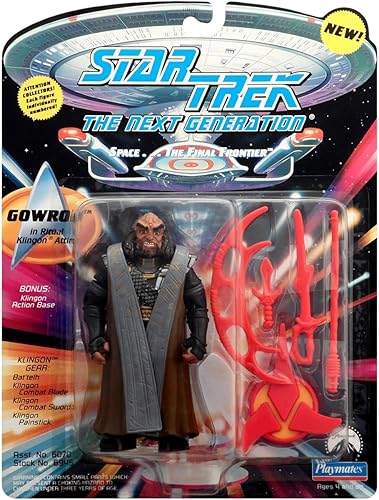 Star Trek The Next Generation Gowron in Ritual Klingon Attire Figure