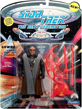 Star Trek The Next Generation Gowron in Ritual Klingon Attire Figure