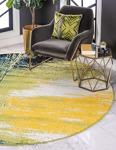 Unique Loom colección Lyon - Alfombra abstracta y moderna