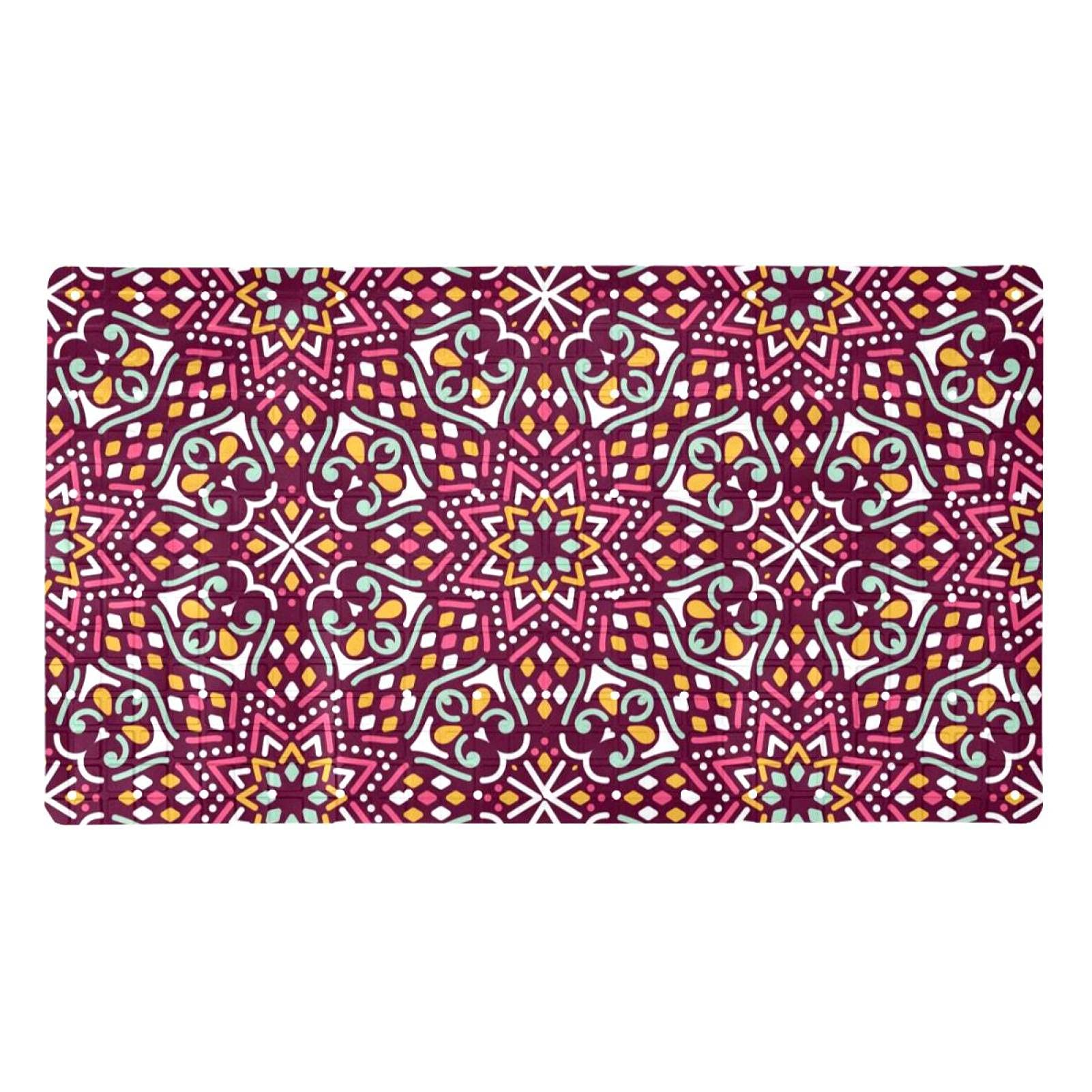 Tapis de baignoire antidérapant à ventouses sécurité enfants et seniors 40x71