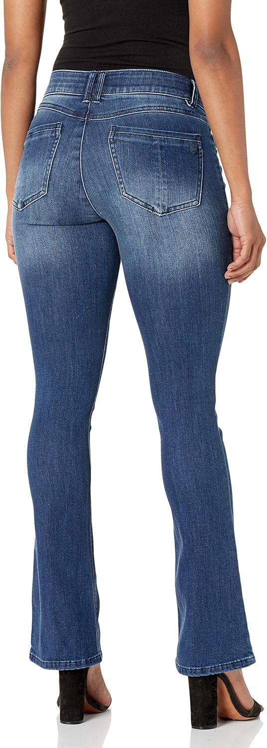 Democracy Women’s Petite Plus Size Ab Solution Itty Bitty Boot Jean