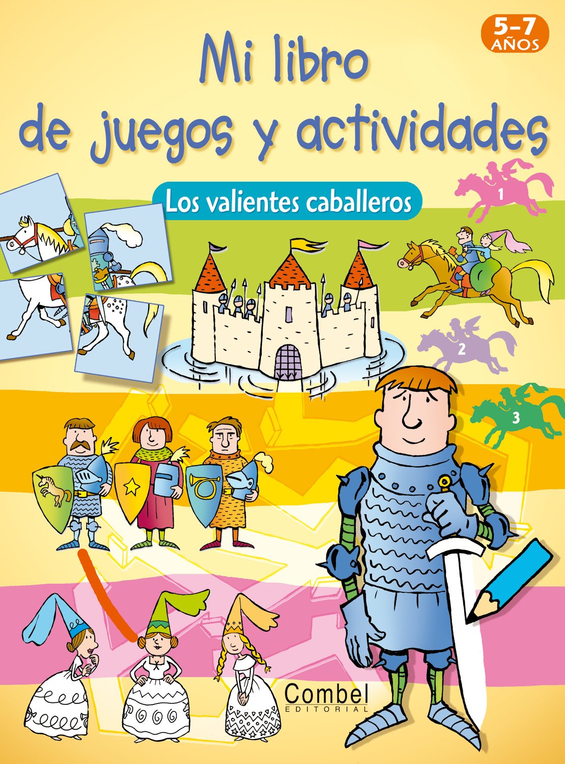 Los valientes caballeros (Mi libro de juegos y actividades)