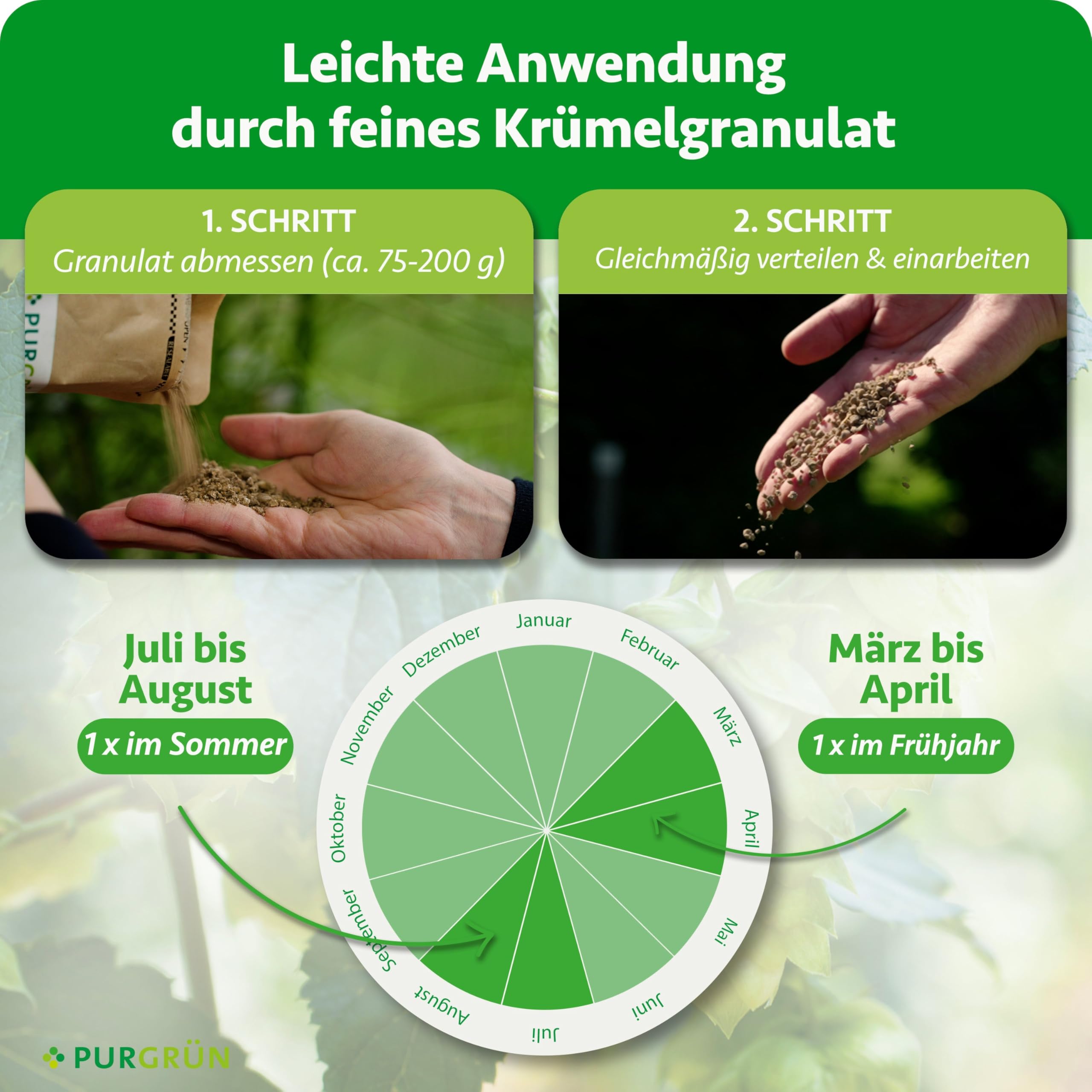 Bio-Hopfen-Dünger 1 kg – Organische Rezeptur – Feinkörniges Krümelgranulat – NPK 6+2+7 – Extra Magnesium für prächtigen Hopfen – Zur Verbesserung der Bodenqualität - Vegan