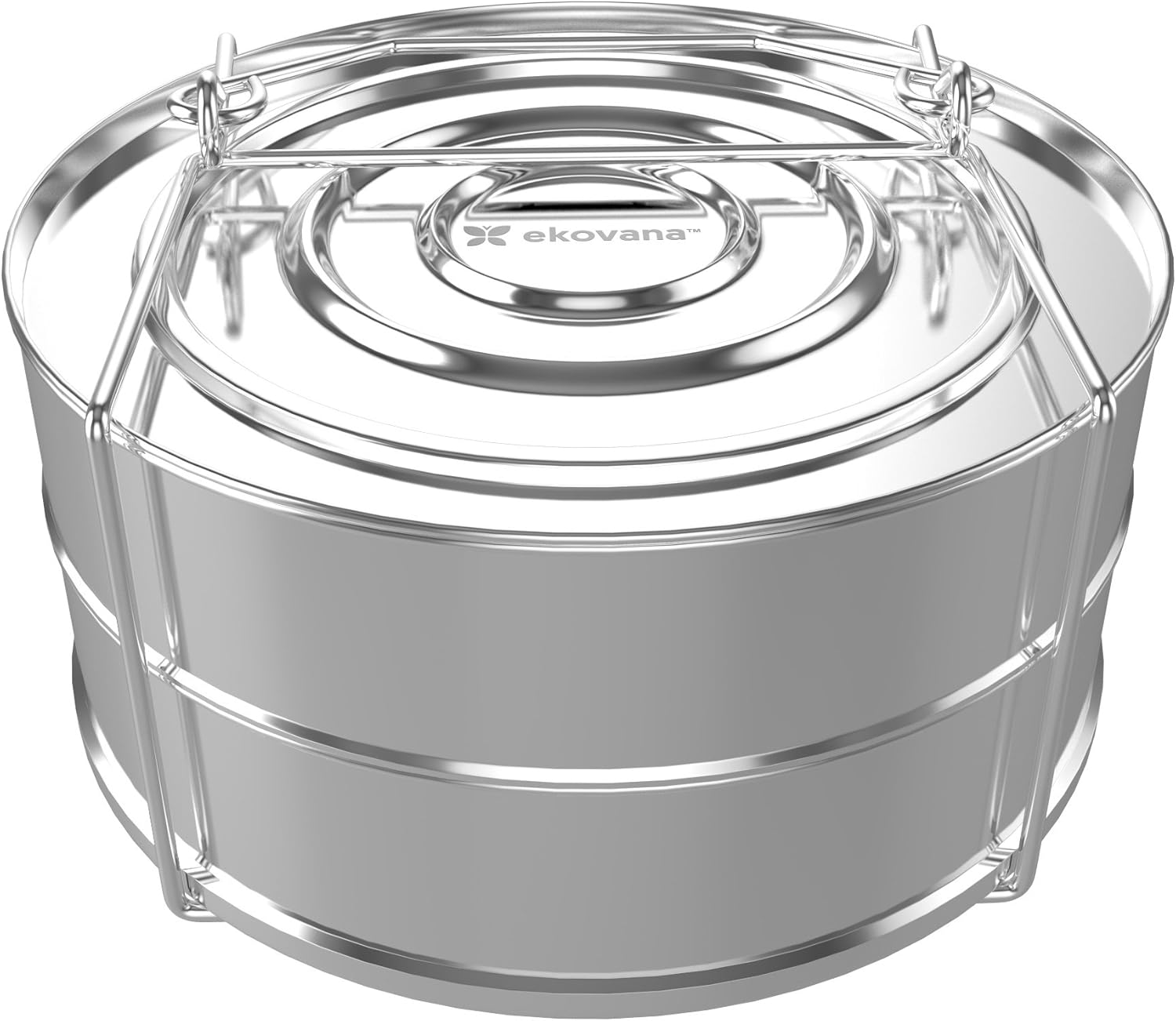 Amazon.com: ekovana Stackable Steamer Insert Pans with sling ...