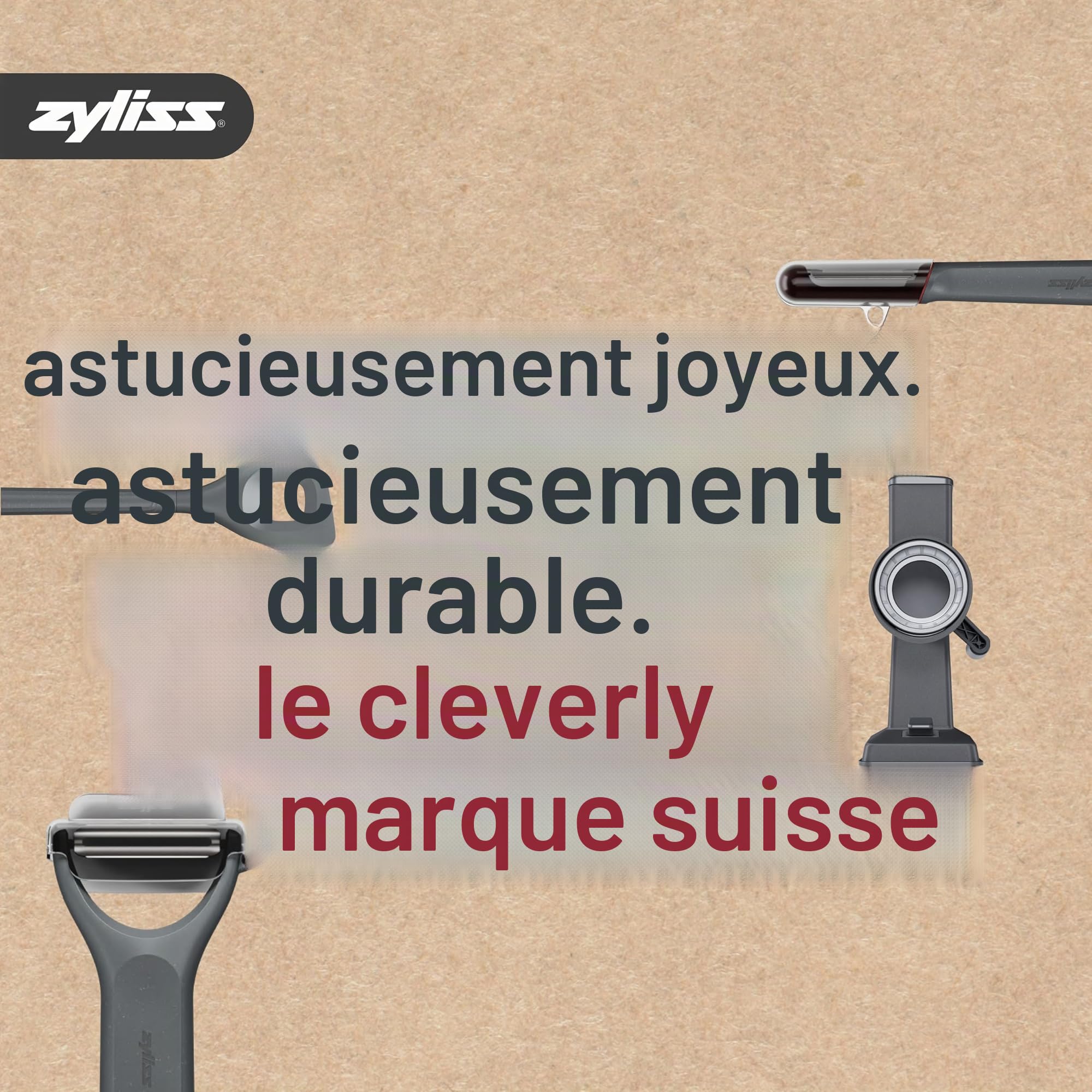 Zyliss E940020 Easy Spin 2 Essoreuse à salade en acier inoxydable Blanc, Grand, AquaVent/Cordon Rétractable et Système de Freinage/Base Antidérapante, Passe au Lave-Vaisselle, Garantie de 5 Ans