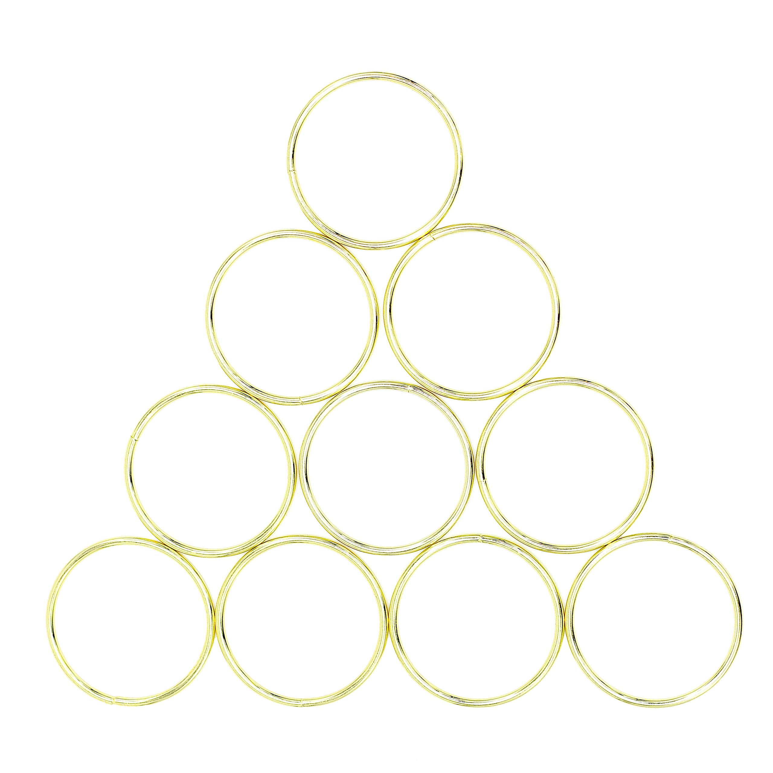 Macrame Hoop Gold Metal Rings for Dream Catcher Crafts (38mm-10pcs Pack)
