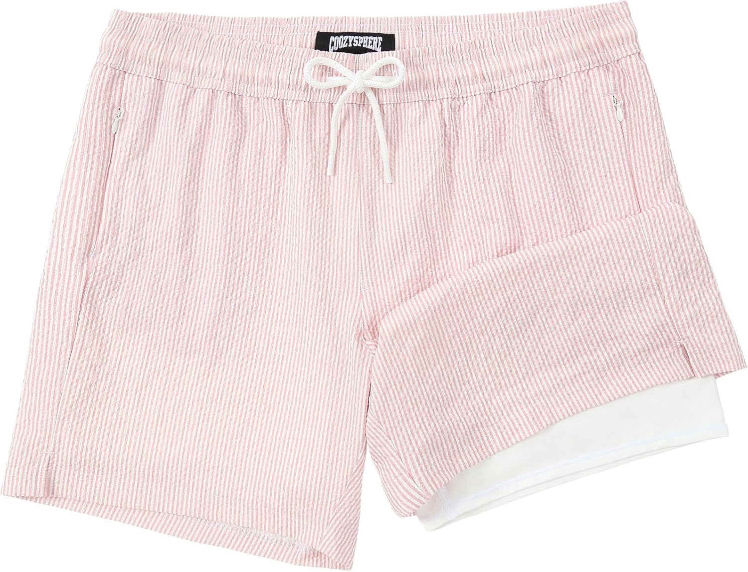 7 Inch Pink-white Stripe
