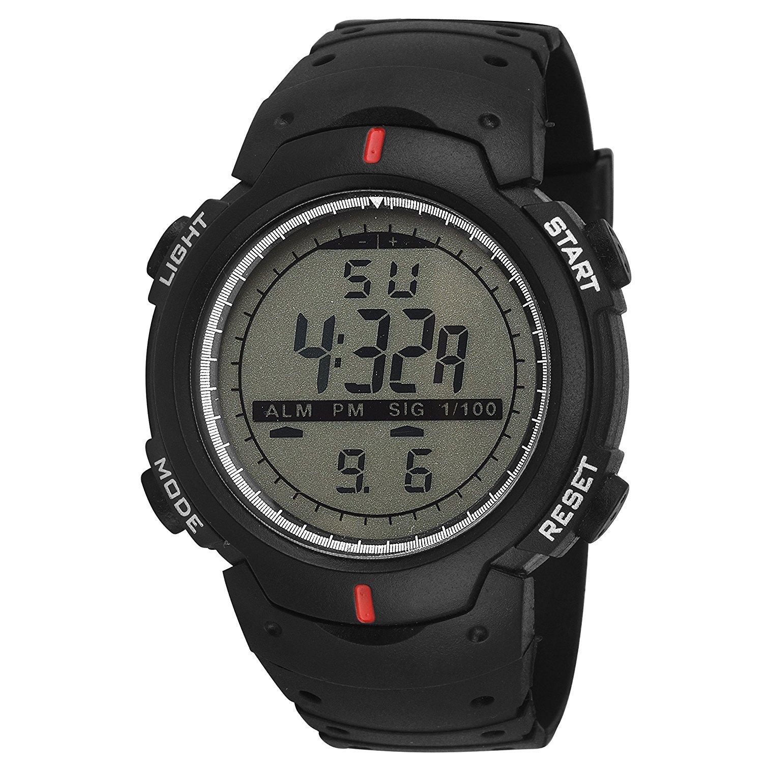 pass pass Full Black Digital Watch for Mens & Boys. (B07C5T55LP) Amazon Price History, Amazon Price Tracker