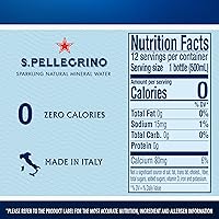 Vista 2 de S.Pellegrino Agua mineral natural con gas, botellas de plástico de 16.9 onzas líquidas (12 unidades)