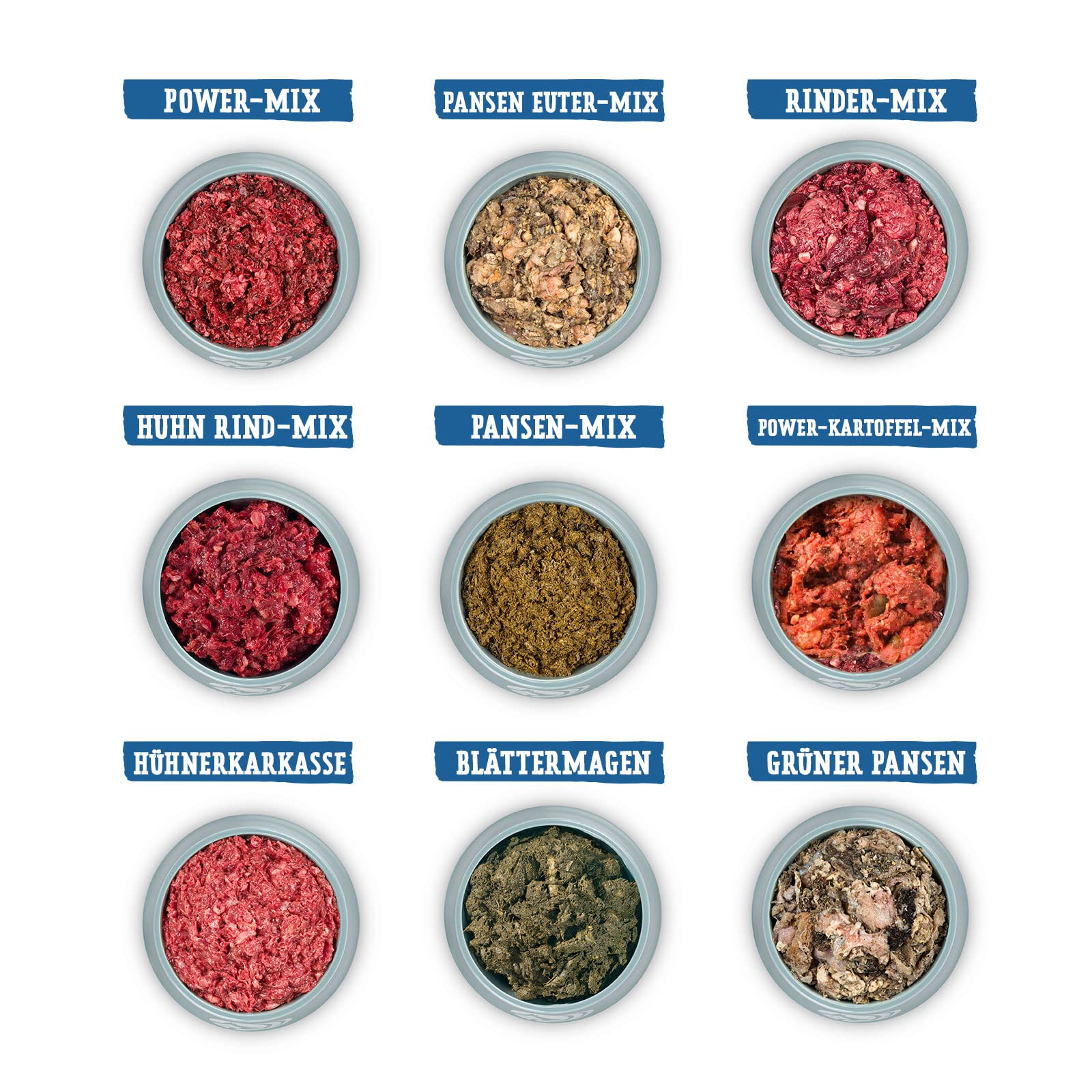 Barf Dauerbrenner-Paket | 24 kg Hundefutter für Barf-Ernährung | Ohne Zusatzstoffe & schonend verarbeitet | Hochwertige Auswahl an Fleisch & Innereien | Made in Germany