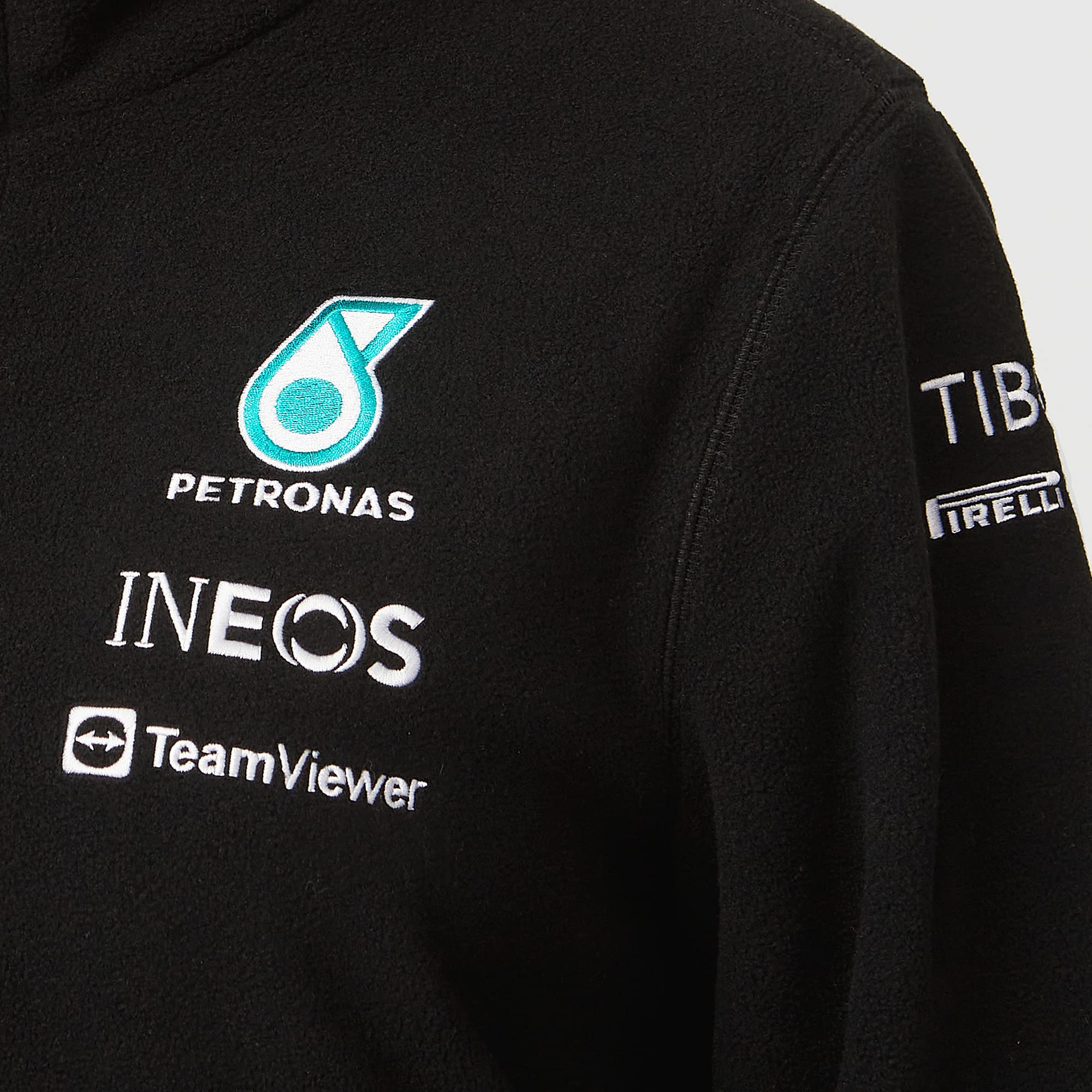 Mercedes AMG Petronas Formula One Team - Mercancía Oficial de Fórmula 1 - Forro polar con cremallera 1/4 Team 2022