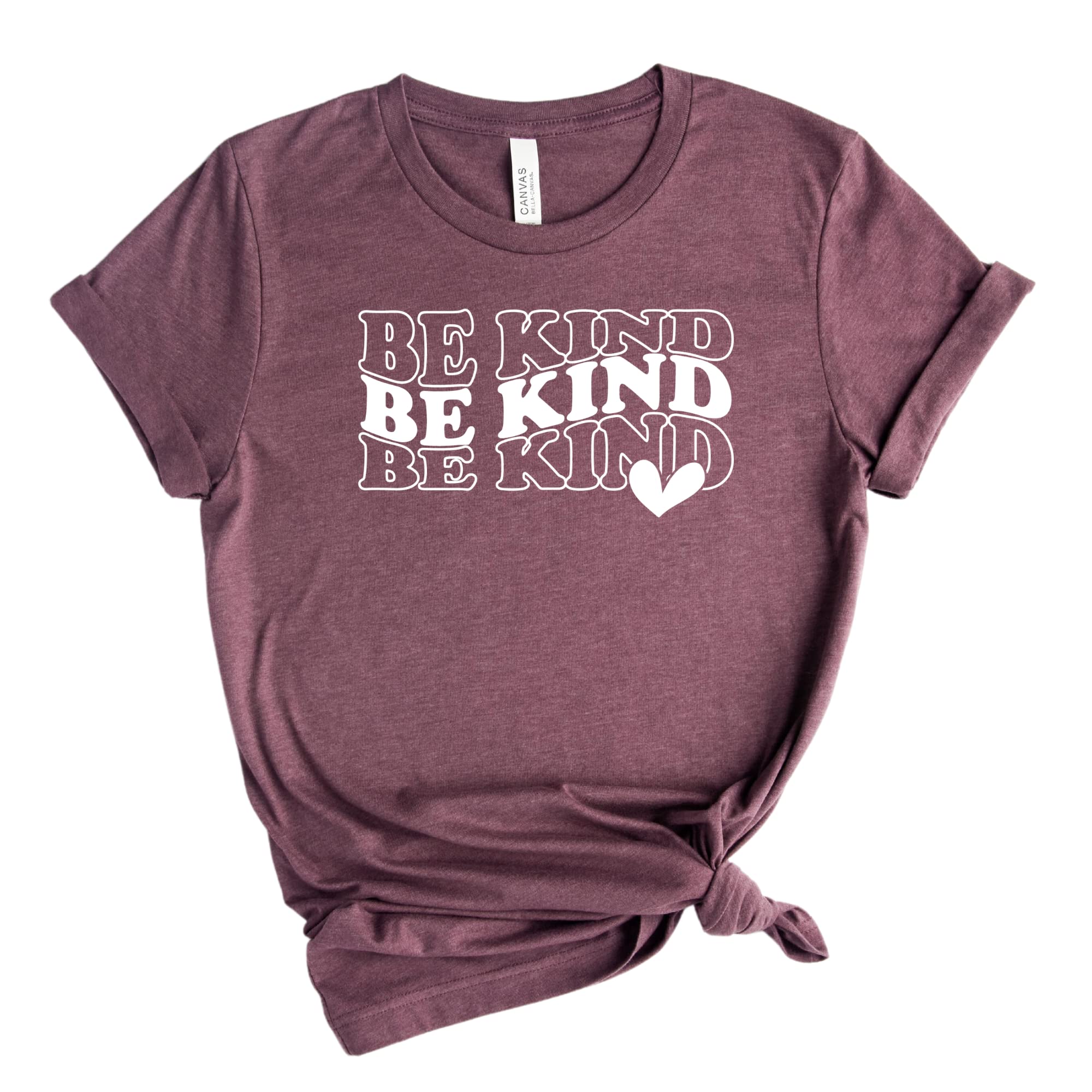 Be Kind Womens Graphic Short Sleeve T Shirt