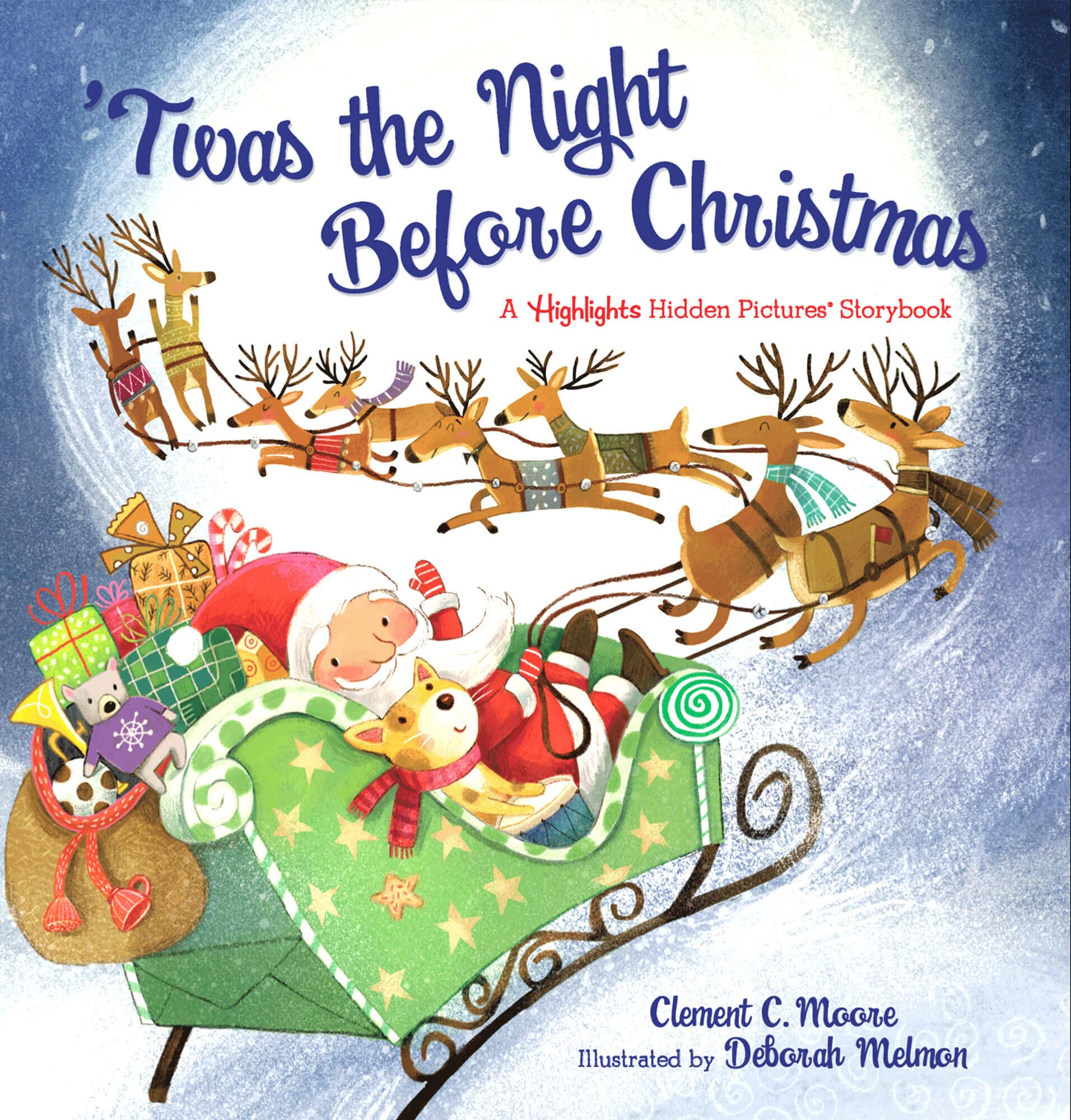'Twas the Night Before Christmas: Read-Aloud Christmas Storybook for Families with a Seek-and-Find Twist, Christmas Picture Book with Over 120 Hidden Objects
