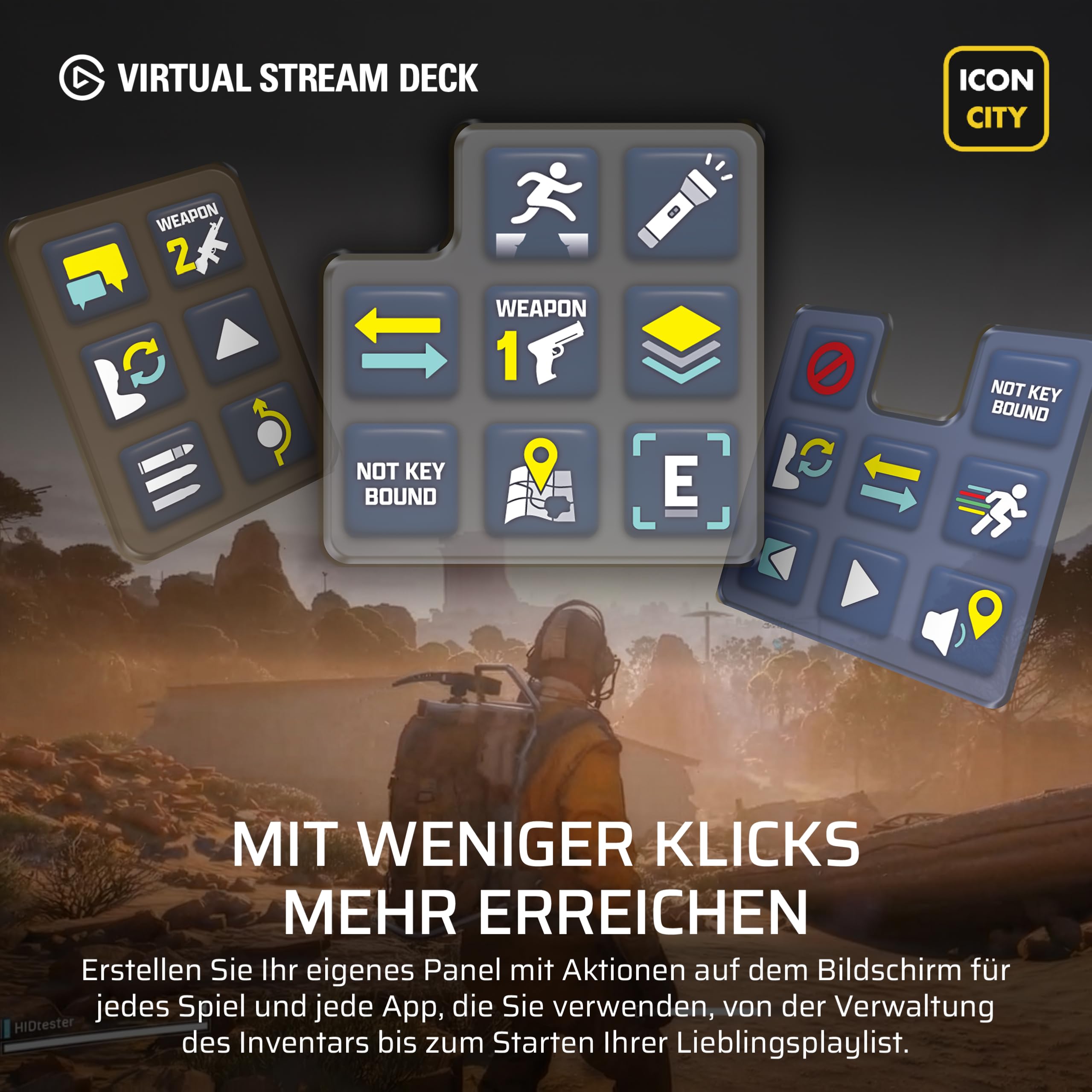 Corsair NIGHTSWORD v2 Wireless SD Gaming-Maus – Schwarz | Stream Deck-Taste, 8000Hz Hyper-Polling, 33K DPI, Ergonomisches Design, Bis zu 170 Stunden Akkulaufzeit