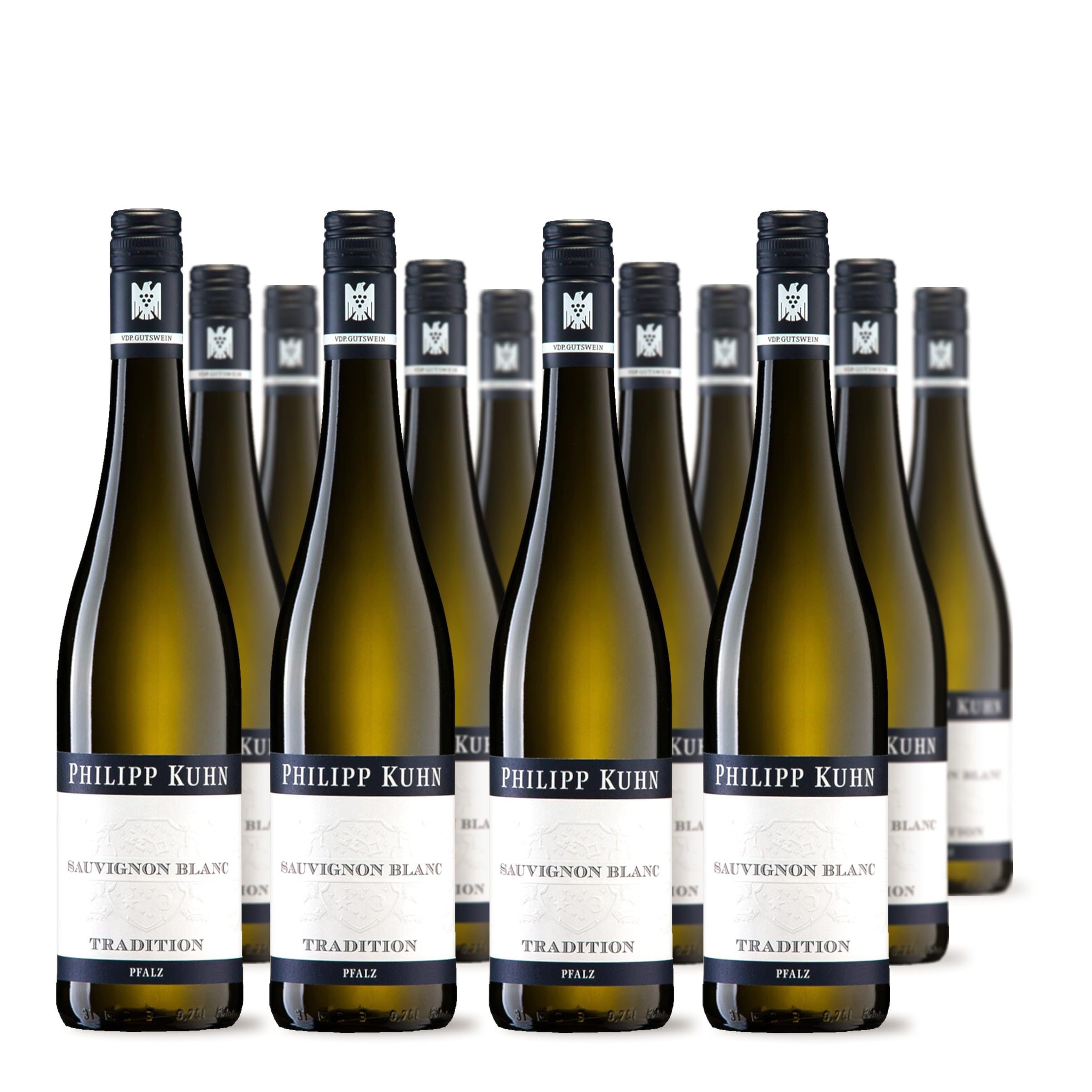 Philipp Kuhn 2024/2025 Sauvignon Blanc 'Tradition' trocken (12 x 0,75 l) inkl. weine.de-DropStop