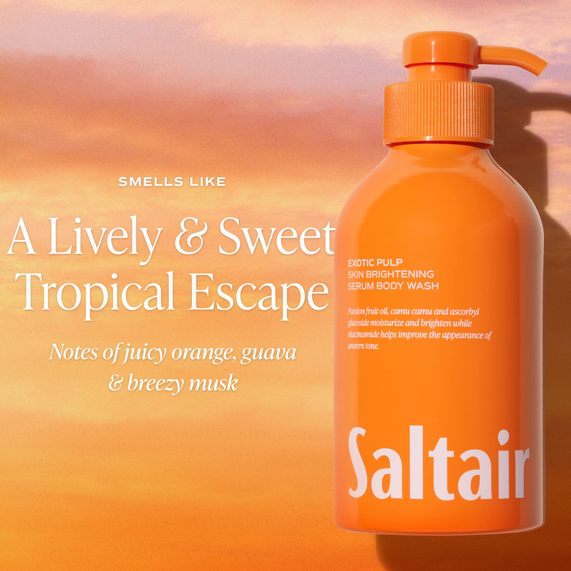 Saltair Exotic Pulp Aydınlatıcı Serum Etkili Duş Jeli 500Ml