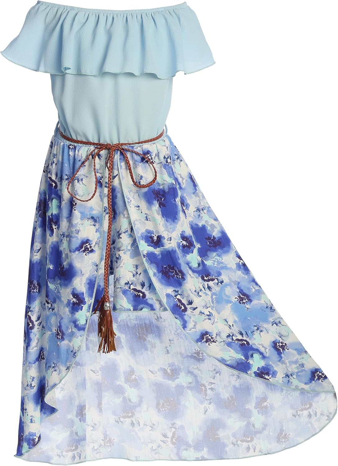 Stylish Girls High Low Maxi Dress with Split Skirt Kuwait Ubuy